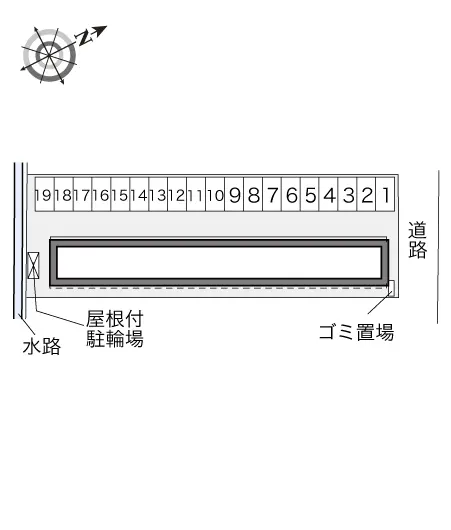 ★手数料０円★四日市市高浜新町　月極駐車場（LP）